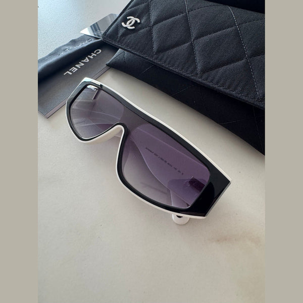 משקפי שמש CHANEL שחור לבן