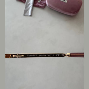 מיו מיו אובליות מתכת