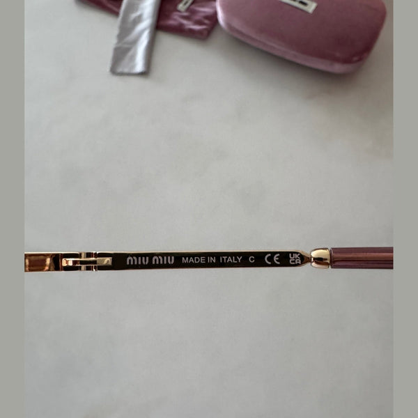 מיו מיו אובליות מתכת