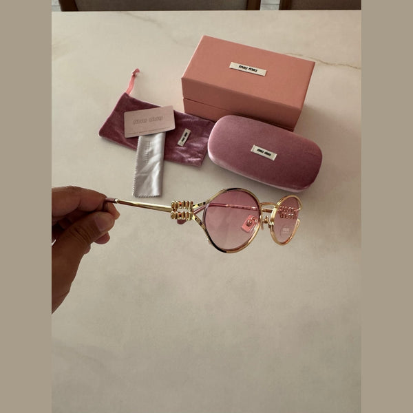 מיו מיו אובליות מתכת