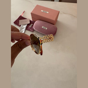 מיו מיו אובליות מתכת