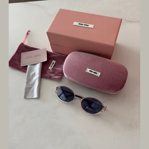 מיו מיו אובליות מתכת