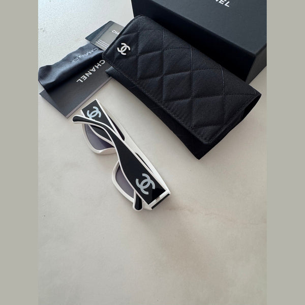 משקפי שמש CHANEL שחור לבן