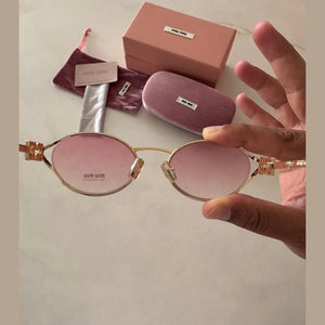 מיו מיו אובליות מתכת