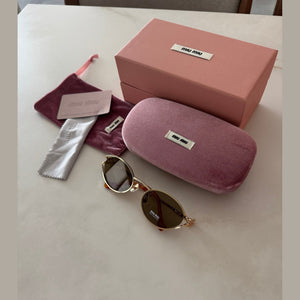 מיו מיו אובליות מתכת