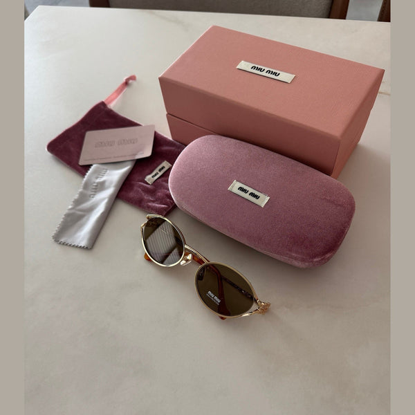 מיו מיו אובליות מתכת