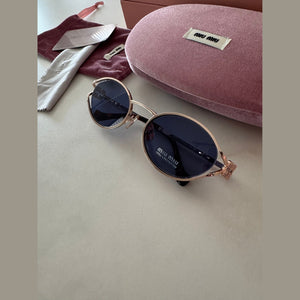 מיו מיו אובליות מתכת