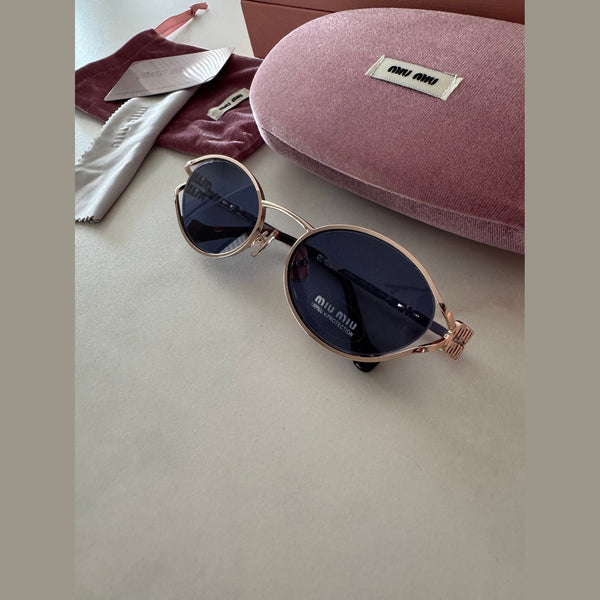 מיו מיו אובליות מתכת