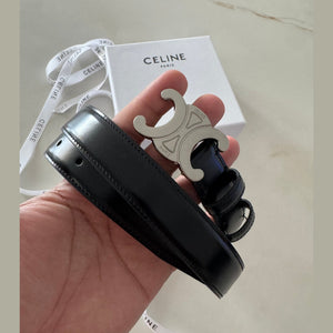 חגורת עור סלין