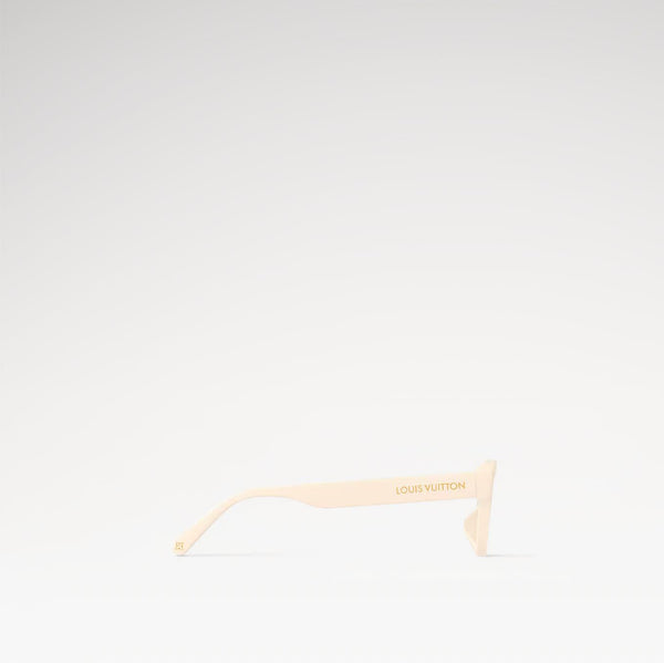 משקפי שמש LV עם מסגרת זהב אופנתית ועדשות UV לנשים.