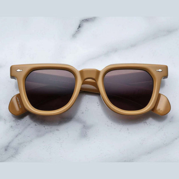 משקפי שמש Jacques Marie Mage צבע חרדל, מסגרת פלסטיק, הגנה UVA/UVB.