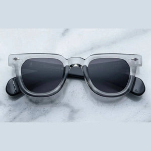 משקפי שמש Jacques Marie Mage - vendome אפור שקוף, פלסטיק, הגנה 100% UVA/UVB, רפידות אף מתכווננות.