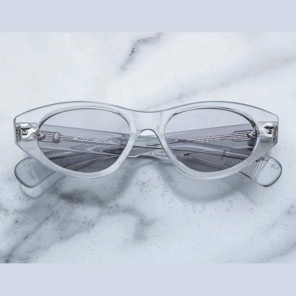 משקפי שמש Jacques Marie Mage KRASNER שקוף, מסגרת פלסטיק, הגנה 100% UV, צבע שקוף.