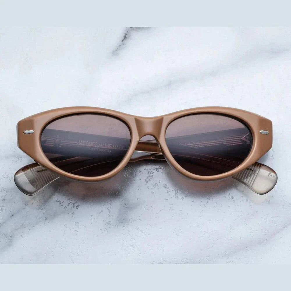 משקפי שמש Jacques Marie Mage KRASNER בצבע ניוד עם מסגרת פלסטיק והגנת UVA/UVB.