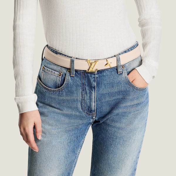 חגורת עור מיו מיו