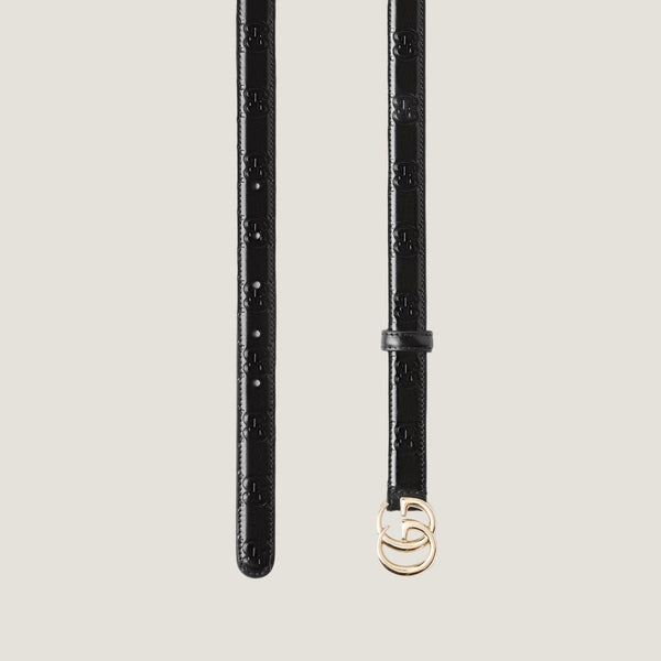 חגורת עור מיו מיו